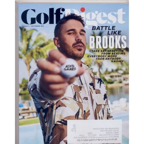 GOLF DIGEST SEPT 2021 BATTLE LIKE BROOKS, and lots more! - Picture 1 of 1